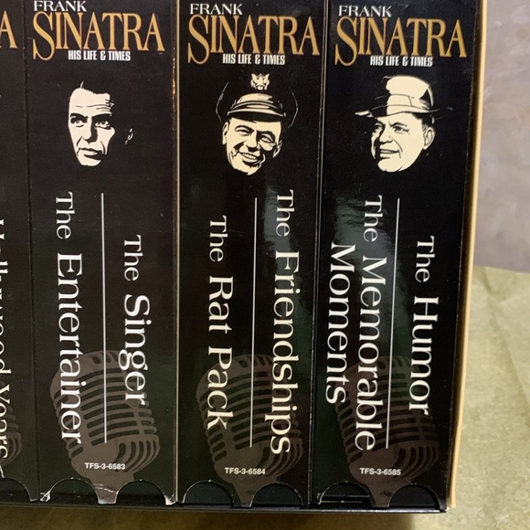 Sinatra HIS LIFE AND TIMES COLLECTORS EDITION VHS TAPES - Picture 4 of 6